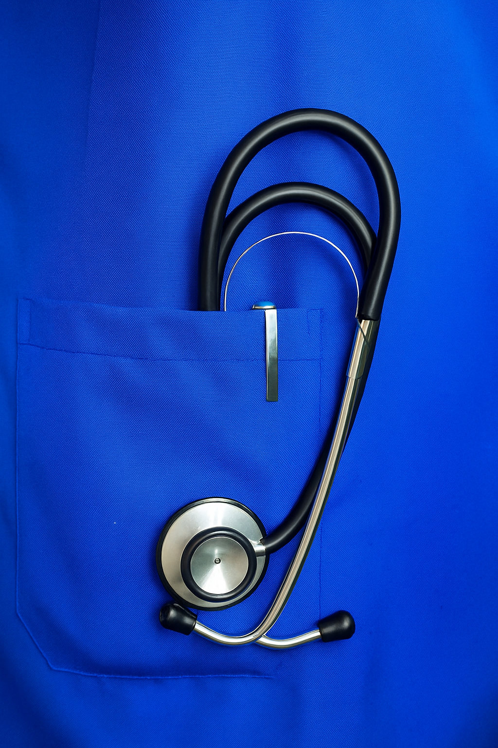 Classic V-Neck Medical Scrub Set – 5 Pockets, Breathable Fabric
