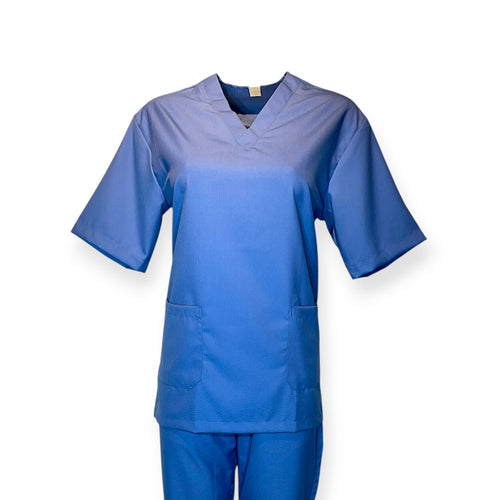Classic V-Neck Medical Scrub Set – 5 Pockets, Breathable Fabric