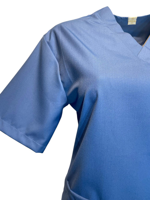 Classic V-Neck Medical Scrub Set – 5 Pockets, Breathable Fabric
